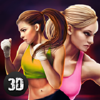 动漫女孩忍者战斗3D App