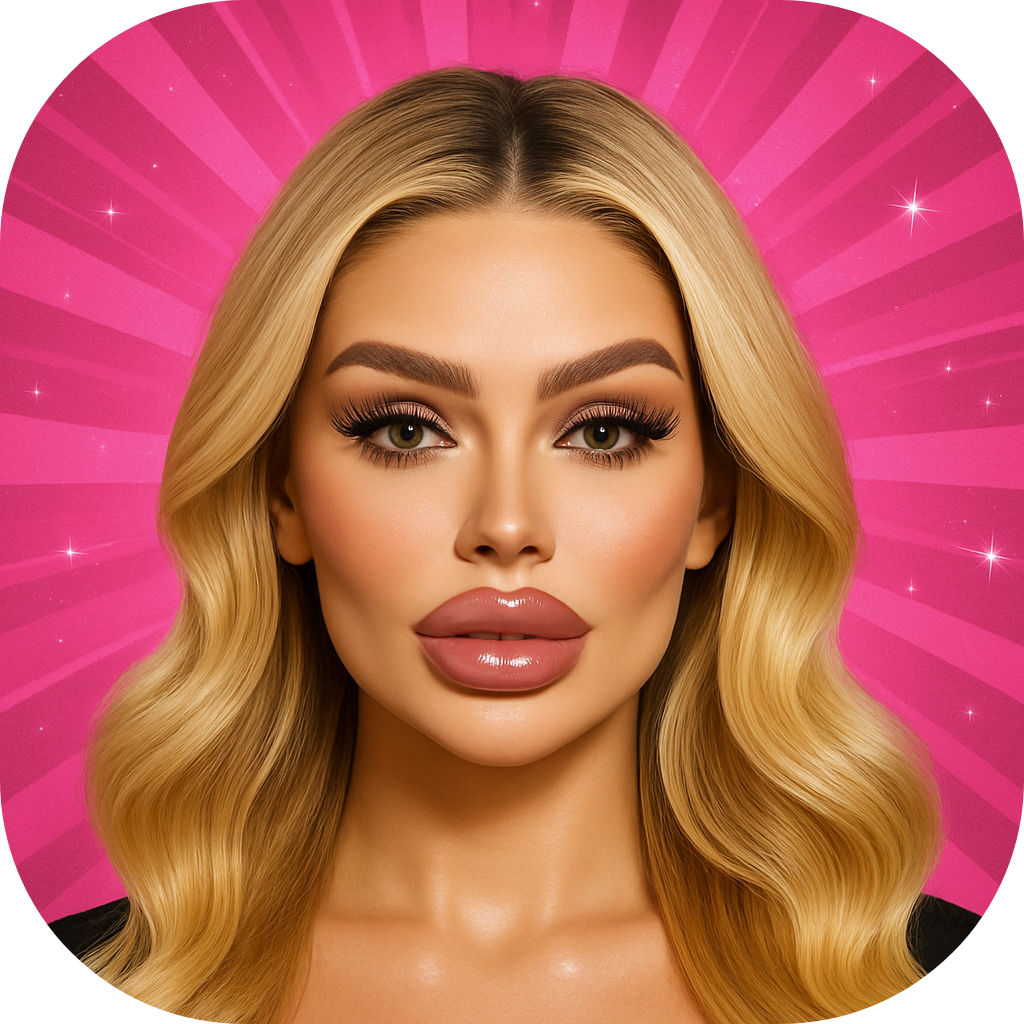 AI唇部脸颊填充与肉毒素玻尿酸注射前后模拟器