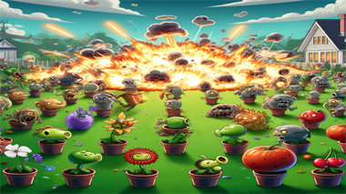 【植物大战僵尸】灰烬之战：爆炸植物的无尽模式挑战(图1)